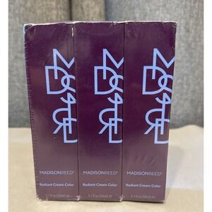 PP ASH GRAY Lot of 3 Madison Reed Radiant Hair Color Cream Tube Color New Sealed